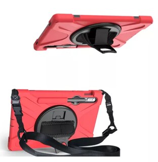 Foto 3 | Funda De Uso Rudo Para Samsung Galaxy Tab S8 S7 De 11'' Case Resistente A Caidas Con Correa