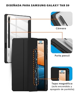 Foto 2 | Funda Teknet Folder Clear para Samsung Galaxy Tab S9 11"