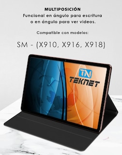 Foto 3 | Funda Teknet Folder Magnética para Samsung Galaxy Tab S9 Ultra / S8 Ultra 14.6"