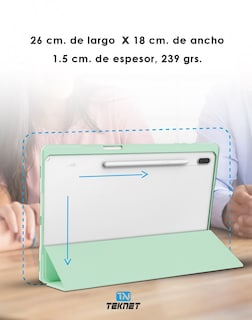 Foto 3 | Funda Teknet Folder Clear para Samsung Galaxy Tab S9 11"