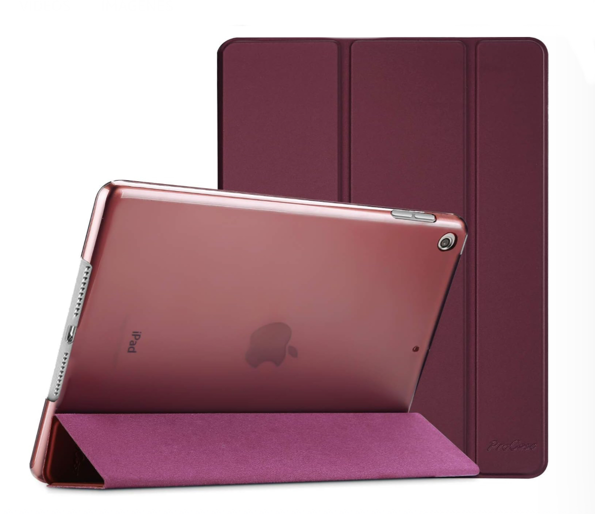 Carcasa Para Ipad 10.2 De Séptima Generación 2019 Procase Color Vino