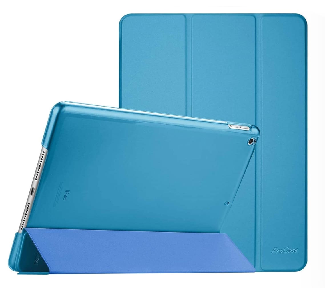 Carcasa Para IPad 10.2,carcasa Para IPad De Séptima Generación 2019 Azul Claro Procase $2,642