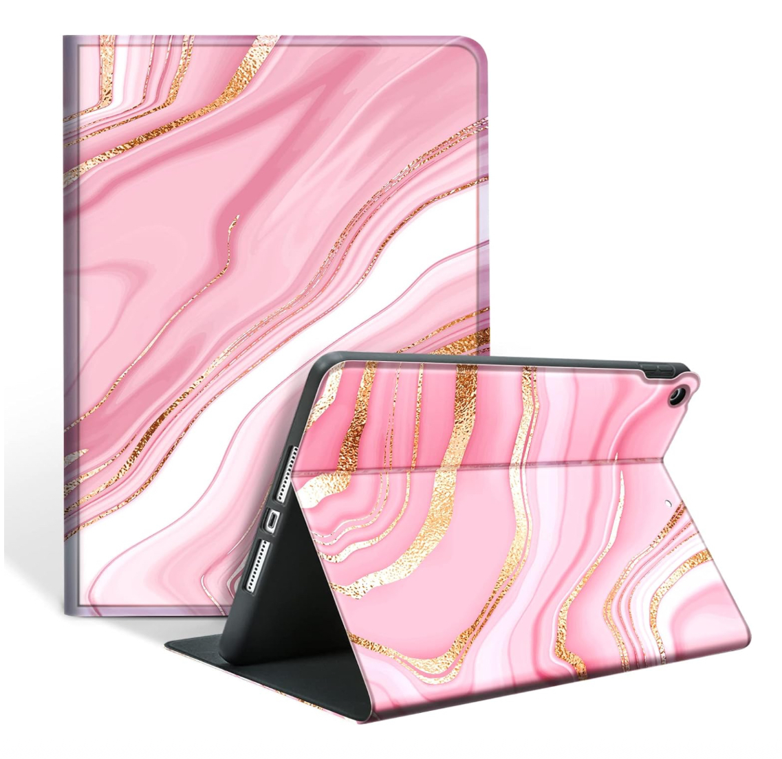 Foto 2 pulgar | Funda para IPad De 10.2 Pulgadas IPad De 9ª Generación 2021 Ipad De 8ª/7ª Generación 2020/2019 Rosa Marble