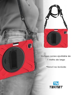 Foto 3 | Funda Uso Rudo Teknet para Ipad Pro 11 con Correa