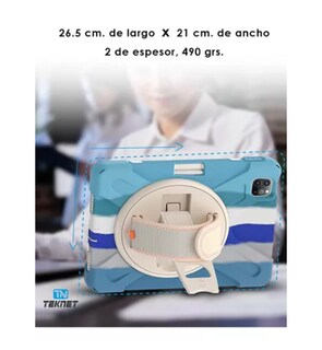 Foto 4 | Funda Uso Rudo Teknet para Ipad Air 5 Air 4 con Correa