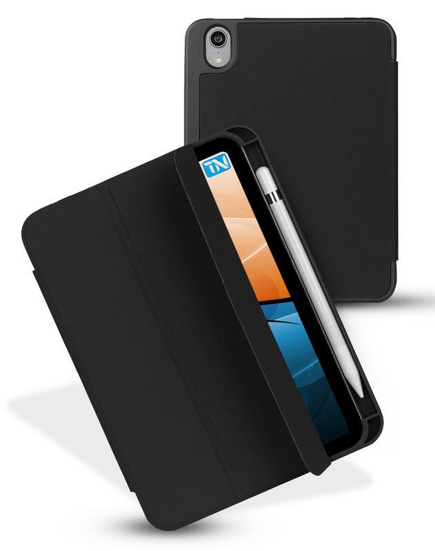 Foto 2 pulgar | Funda Teknet Folder Silicon  Para Ipad Mini 6 Porta Pencil