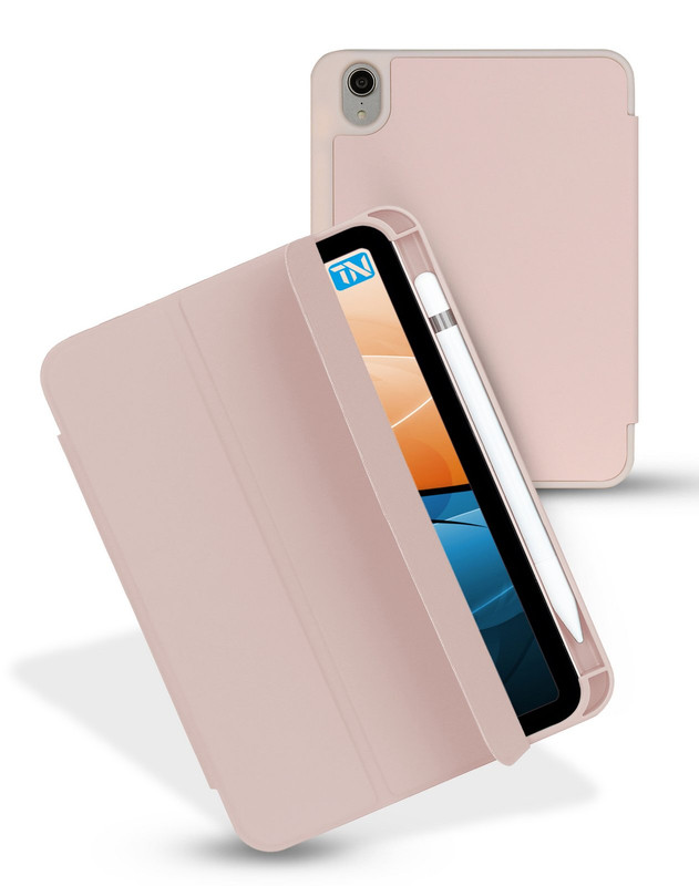 Funda Teknet Folder Silicon  Para Ipad Mini 6 Porta Pencil