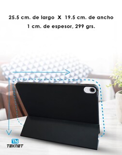 Foto 4 | Funda Teknet Folder Silicon Para Air 5 Air 4 Porta Pencil