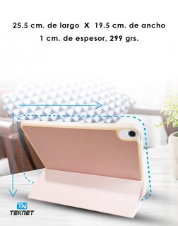 Foto 4 | Funda Teknet Folder Silicon Para Air 5 Air 4 Porta Pencil