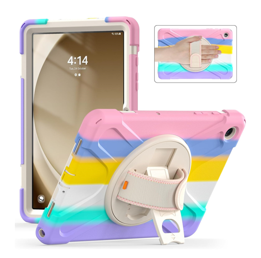 Foto 2 pulgar | Teknet Funda Correa Para Samsung Galaxy Tab A9+ Plus 11 Pulgadas Uso Rudo