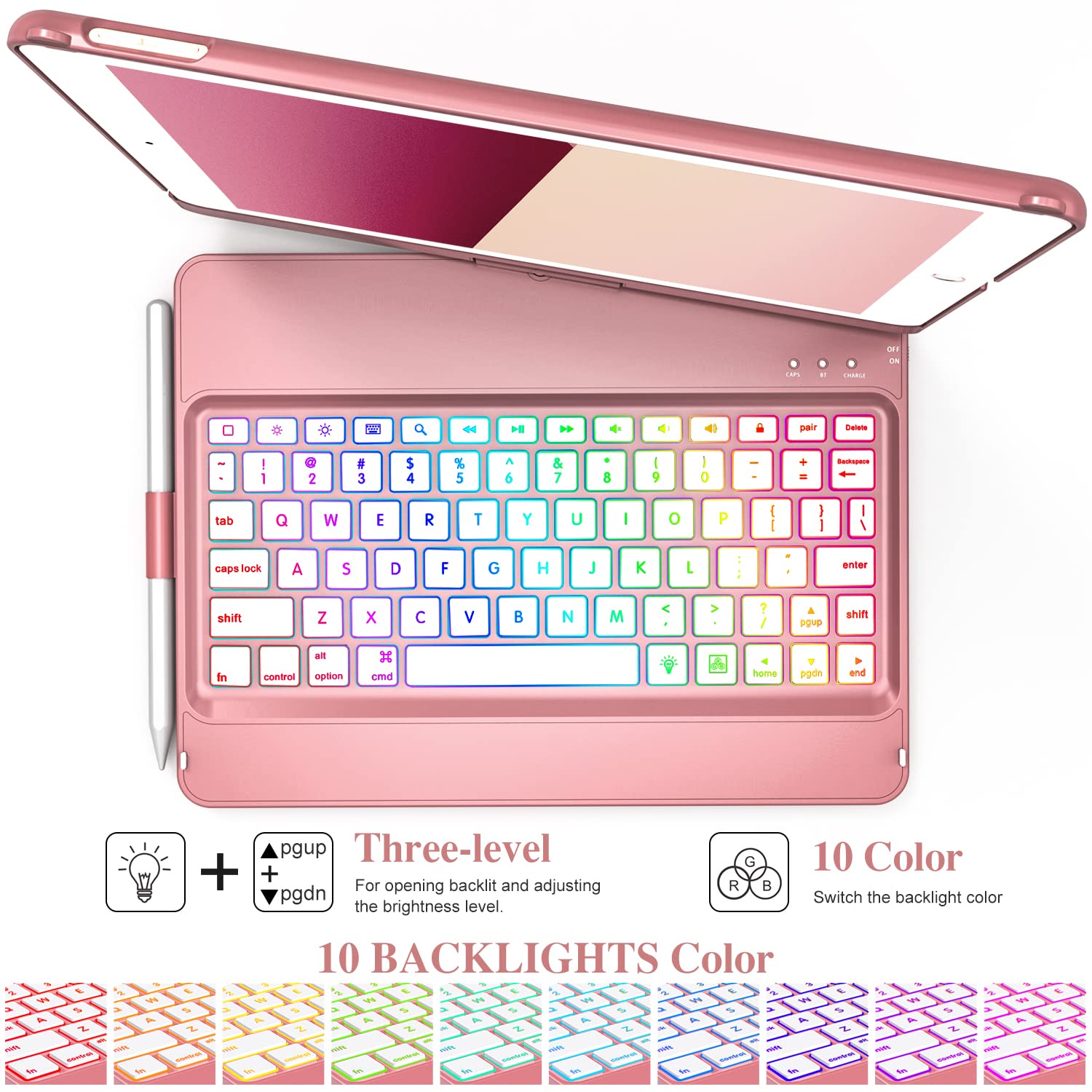 Foto 4 pulgar | Venta Internacional - Funda Con Teclado Para Ipad 10.2 9ª Generación 2021 Mmk