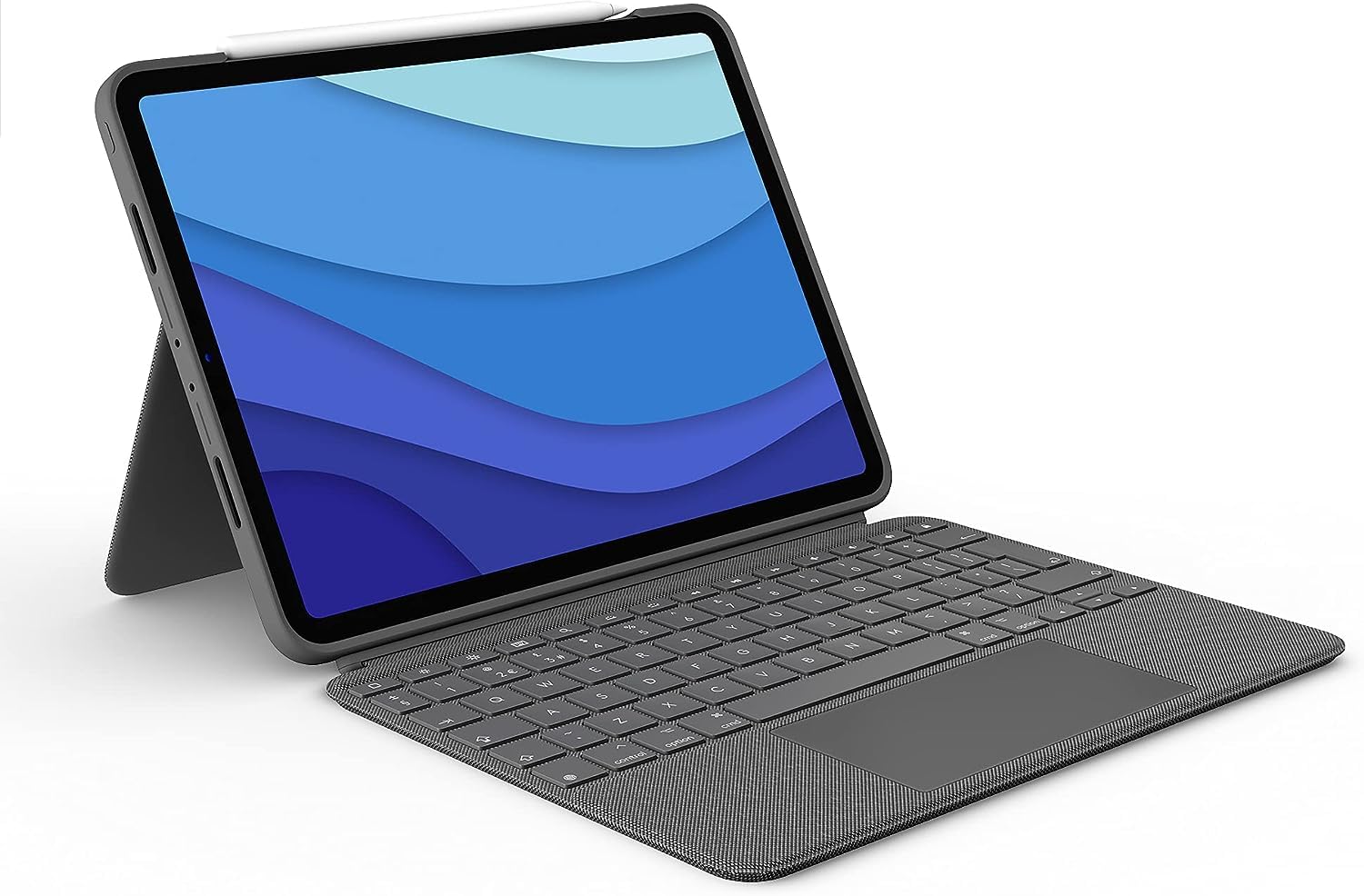 Venta Internacional - Teclado Folio Logitech Combo Touch Para Ipad Pro 12.9 Gris