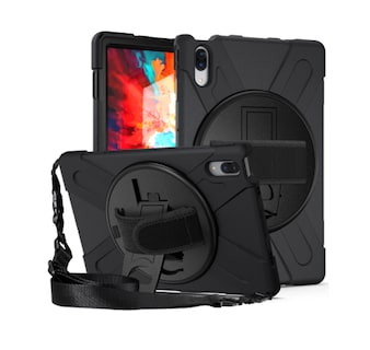 Foto 1 | Funda De Uso Rudo Para Lenovo Tab P11 Pro 11.5 Pulgadas Case Resistente A Caidas Con Correa