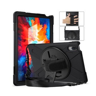Foto 3 | Funda De Uso Rudo Para Lenovo Tab P11 Pro 11.5 Pulgadas Case Resistente A Caidas Con Correa