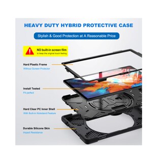 Foto 4 | Funda De Uso Rudo Para Lenovo Tab P11 Pro 11.5 Pulgadas Case Resistente A Caidas Con Correa