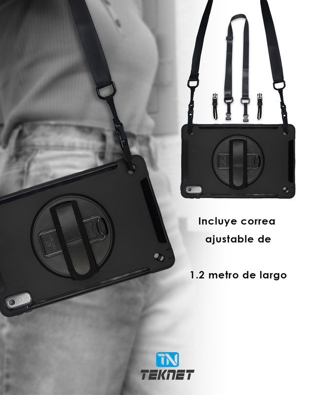 Foto 6 pulgar | Funda De Uso Rudo Para Lenovo Tab P11 Gen 2 De 11.5 Pulgadas Case Resistente A Caidas Con Correa