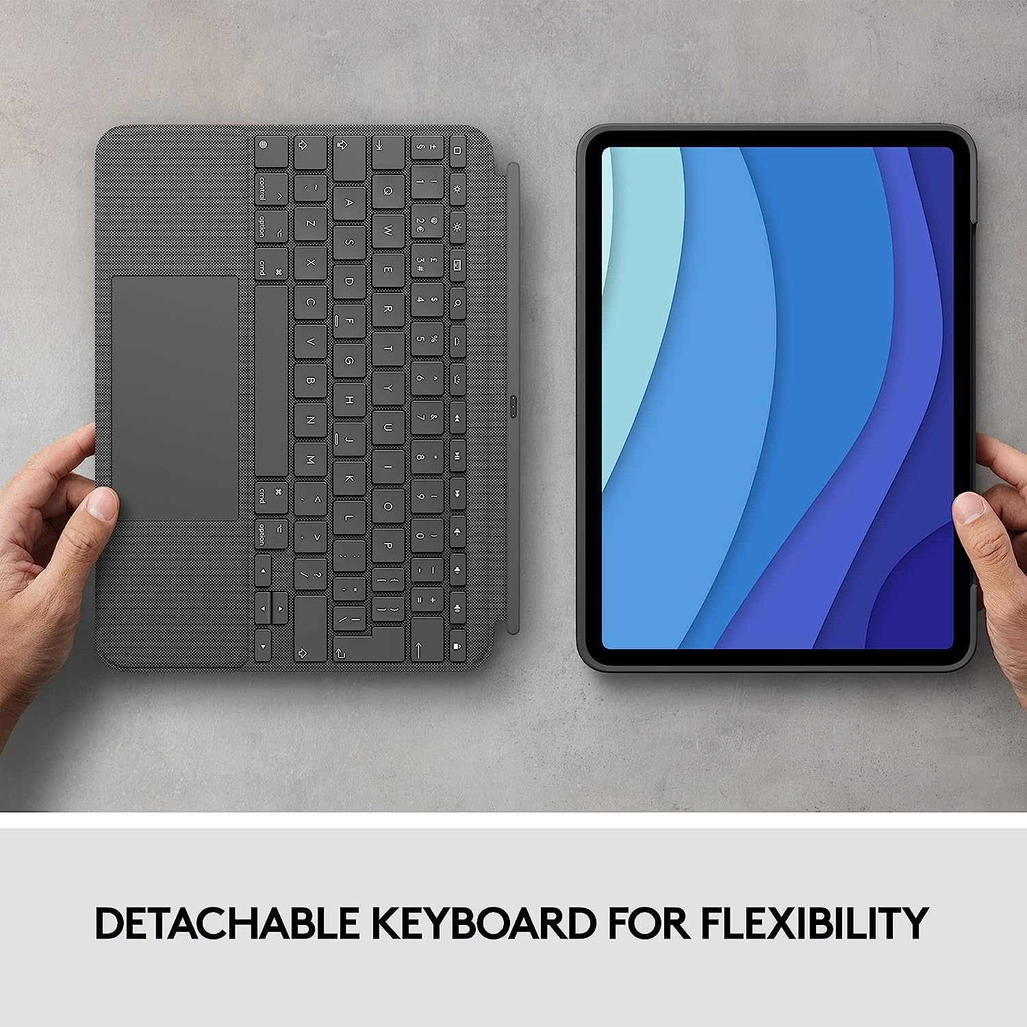 Foto 9 pulgar | Venta Internacional - Funda Con Teclado Logitech Combo Touch Para Ipad Pro De 11 Pulgadas, Color Gris