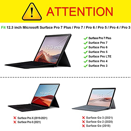 Foto 3 pulgar | Funda Fintie Para Mesa Microsoft Surface Pro 7'' - Venta Internacional