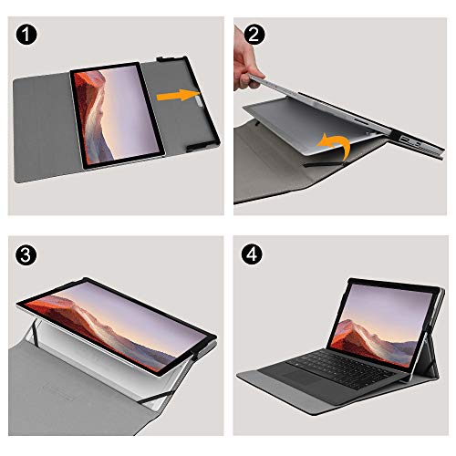 Foto 7 pulgar | Funda Fintie Para Mesa Microsoft Surface Pro 7'' - Venta Internacional