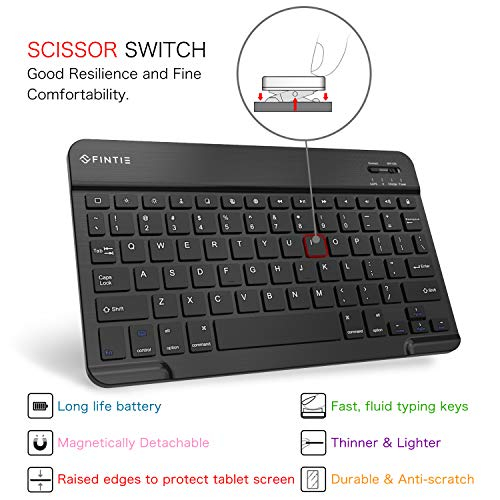 Foto 6 pulgar | Funda con Teclado Fintie para Ipad de 9ª, 8ª Y 7ª Generación de 10.2 Pulgadas Con Bolígrafo - Venta Internacional