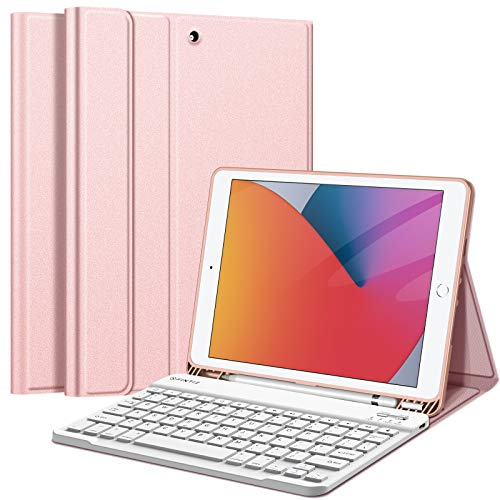 Funda con Teclado Fintie Para Ipad 8th Gen 2020 /7th Gen 10.2 - Venta Internacional