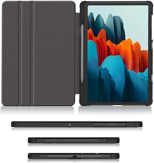 Foto 2 | Funda Soke Para Samsung Galaxy Tab S7 De 11 Pulgadas 2020 Color Negro - Venta Internacional
