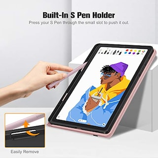 Foto 3 | Funda Fintie para Samsung Galaxy Tab S6 Lite 10.4'' Color Rosa - Venta Internacional