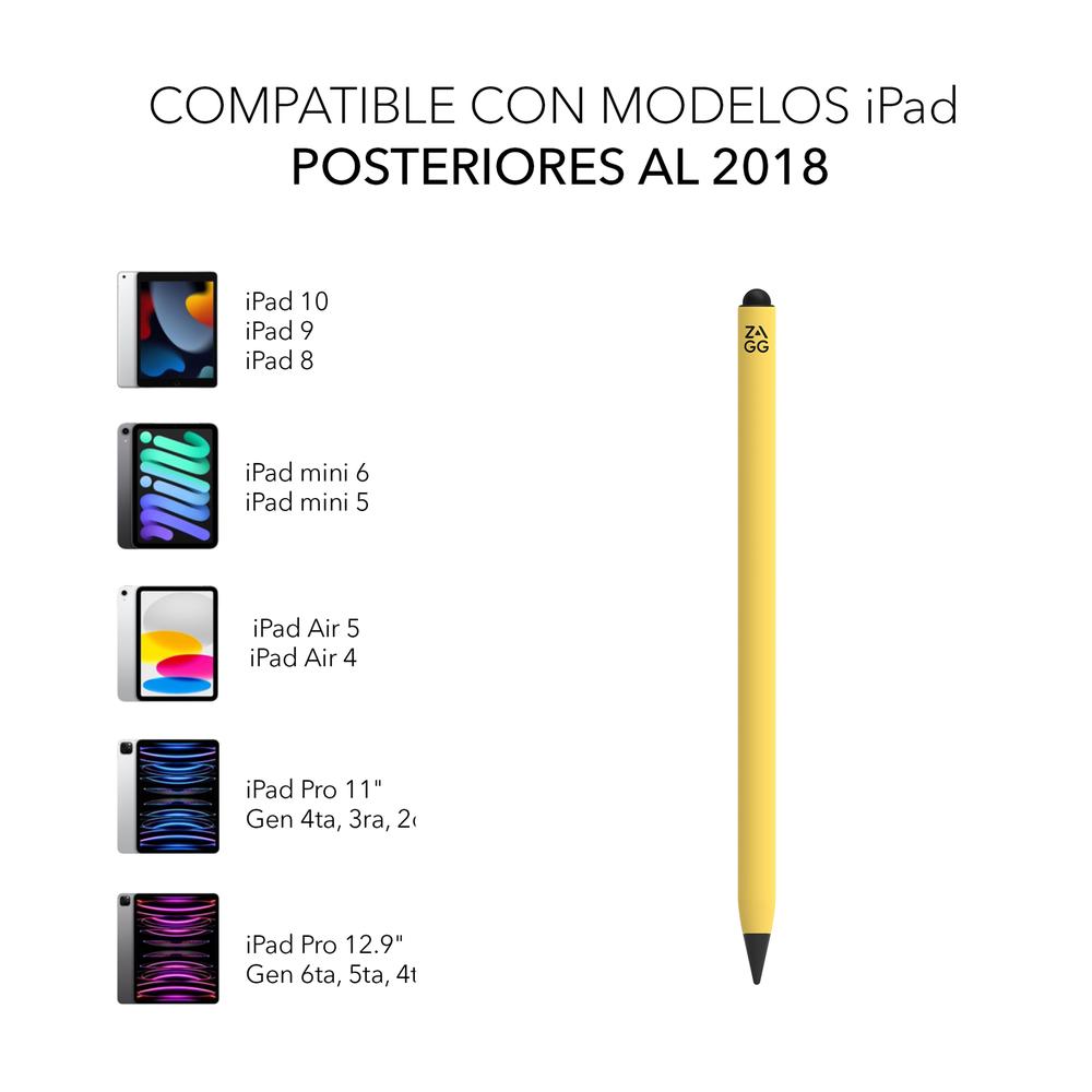 Foto 7 pulgar | Teclado Retroiluminado para IPad 10.9 + Lápiz Pro Stylus 2 Zagg