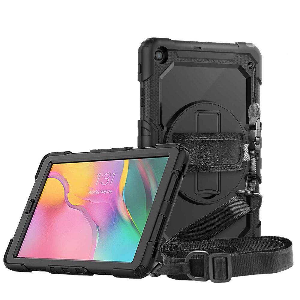 Foto 6 pulgar | Funda Tekku Strapb Uso Rudo Para Samsung Tab A De 10.1 Negra T510 T515