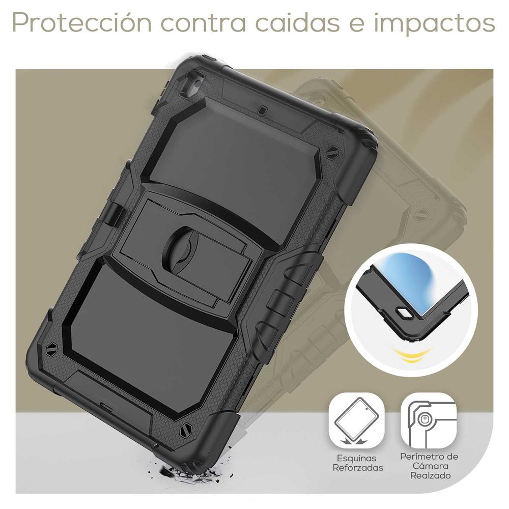 Foto 7 pulgar | Funda Tekku Standc Uso Rudo Para Ipad 6 Ipad 5 9.7'' A1893 A1954 A1822 A1823- Negra