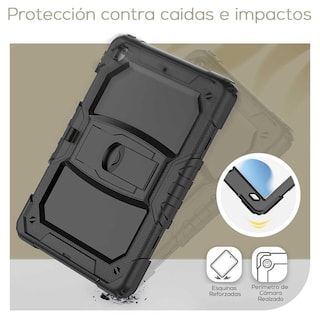 Foto 6 | Funda Tekku Standc Uso Rudo Para Ipad 6 Ipad 5 9.7'' A1893 A1954 A1822 A1823- Negra