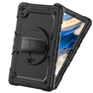 Foto 4 | Funda Tekku Strapb Uso Rudo Para Samsung Tab A8 10.5 2021 Negra X200 X205