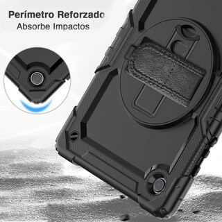 Foto 7 | Funda Tekku Strapb Uso Rudo Para Samsung Tab A8 10.5 2021 Negra X200 X205