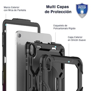 Foto 4 | Funda Tekku Strapb Uso Rudo Para Ipad Air 5 Air 4 Pro 11 Negra A2589 A2316 A2324 A2325 A2072