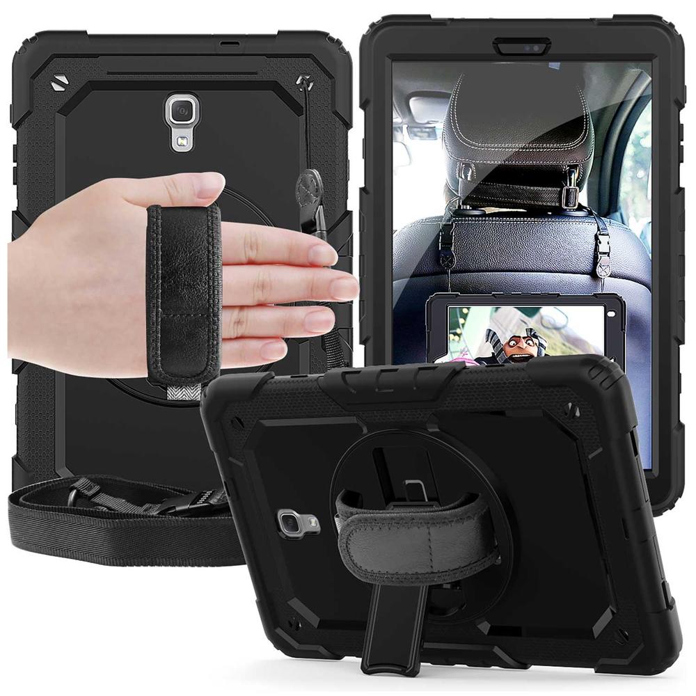 Foto 2 pulgar | Funda Tekku Strapb Uso Rudo Para Samsung Tab A De 10.5 Negra T590 T595