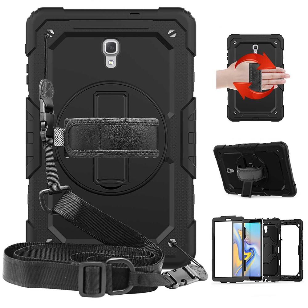 Foto 3 pulgar | Funda Tekku Strapb Uso Rudo Para Samsung Tab A De 10.5 Negra T590 T595