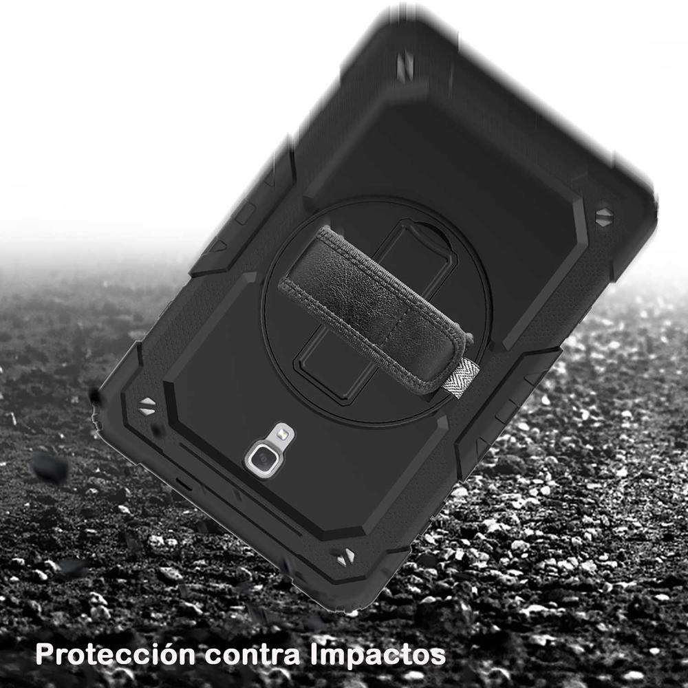 Foto 5 pulgar | Funda Tekku Strapb Uso Rudo Para Samsung Tab A De 10.5 Negra T590 T595