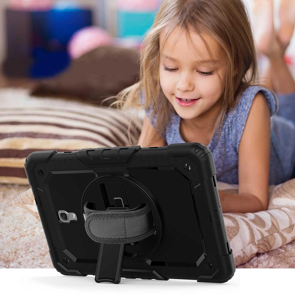 Foto 6 pulgar | Funda Tekku Strapb Uso Rudo Para Samsung Tab A De 10.5 Negra T590 T595