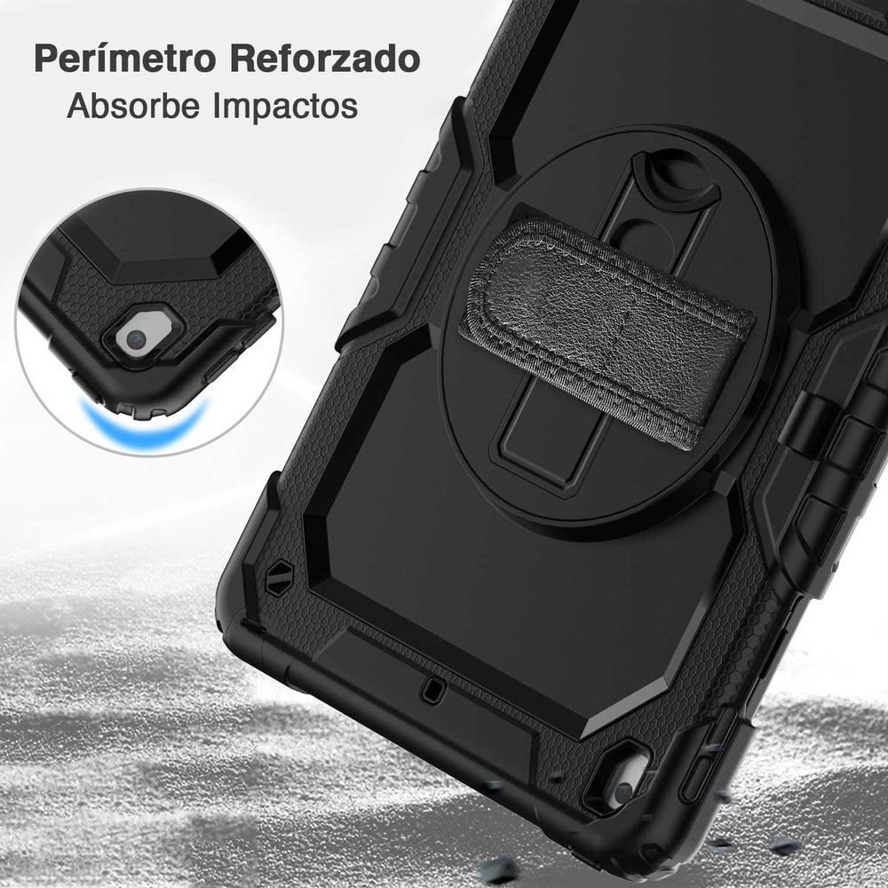 Foto 7 | Funda Tekku Strapb Uso Rudo Para Ipad 10 De 10.9'' Negra A2696 A2757 A2777