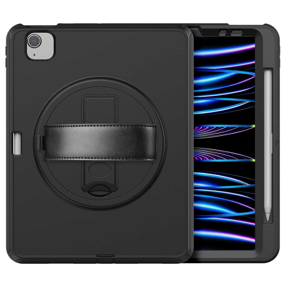 Foto 3 pulgar | Funda Tekku Handstrap Para Ipad Air 5 Air 4 Pro 11 Negra A2589 A2316 A2324 A2325 A2072