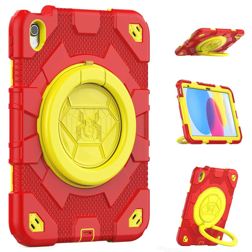 Foto 2 | Funda Tekku Spider Uso Rudo Para Ipad 10 De 10.9'' Rojo Amarillo A2696 A2757 A2777