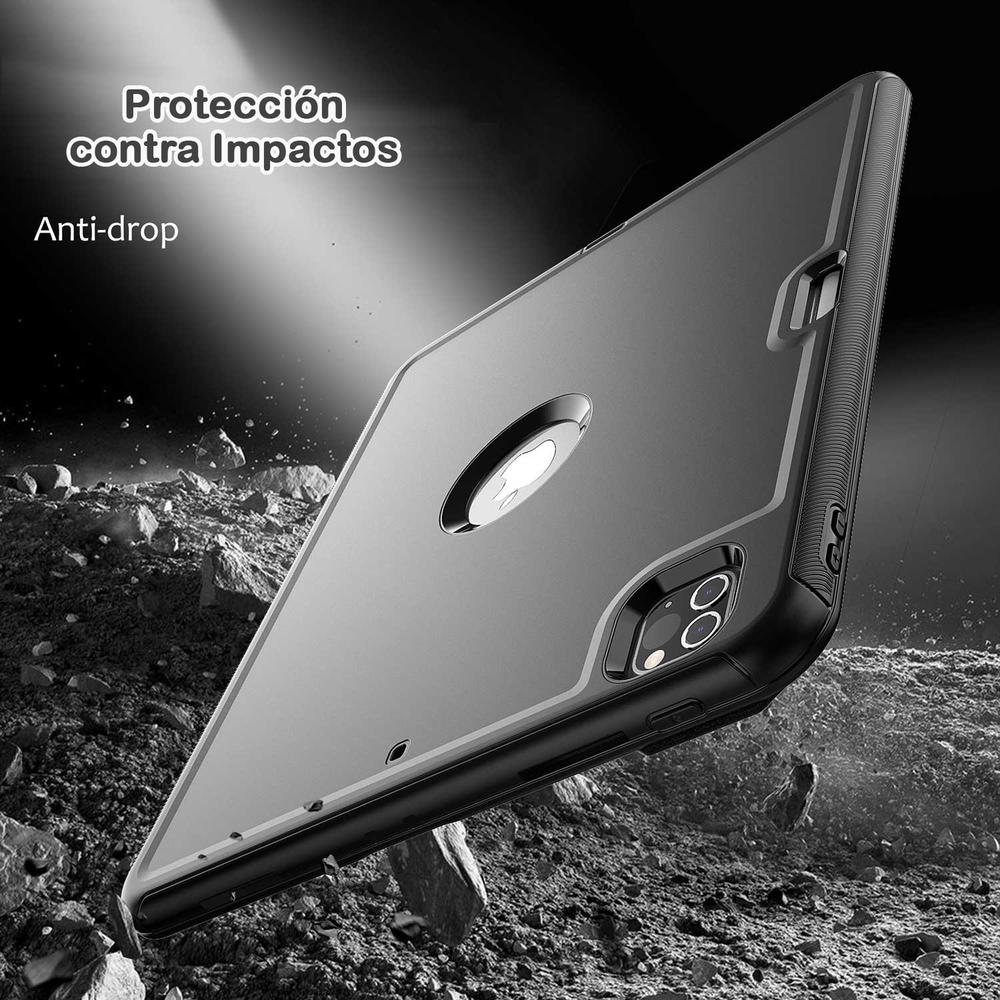 Foto 9 pulgar | Funda Tekku Flip Para Ipad Pro 12.9 Negra A2436 A2437 A2764 A2766 A2378 A2461 A2379