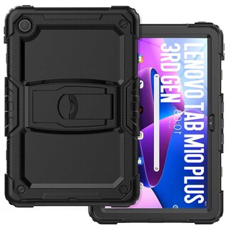 Foto 2 | Funda Tekku Standc Uso Rudo Para Lenovo M10 Plus 10.6 3a Gen Negra 125fu 128fu