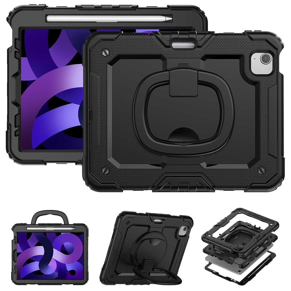 Foto 2 | Funda Tekku Handled Uso Rudo Para Ipad Air 5 Air 4 Pro 11 Negra A2589 A2316 A2324 A2325 A2072