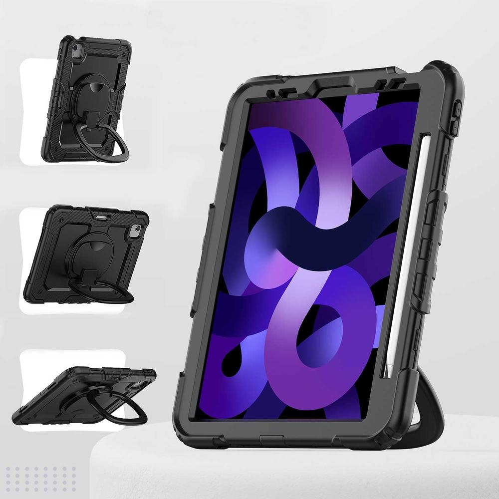 Foto 8 pulgar | Funda Tekku Handled Uso Rudo Para Ipad Air 5 Air 4 Pro 11 Negra A2589 A2316 A2324 A2325 A2072