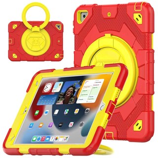 Foto 2 | Funda Tekku Spider Uso Rudo Para Ipad 9 Ipad 8 Ipad 7 10.2'' Rojo Amarillo A2602 A2605 A2270 A2428 A2430 A2197