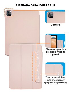 Foto 2 | Funda Teknet Folder Magnetica Para Ipad Pro 11