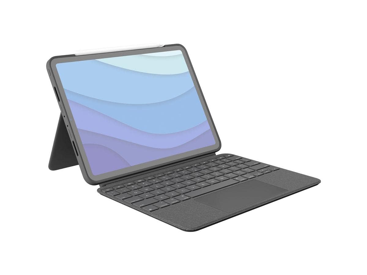 Funda con Teclado Logitech Combo Touch Gris para iPad Pro 11 Pulgadas - Venta Internacional $4,396