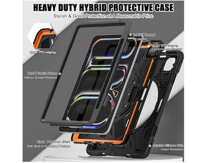Foto 3 | Teknet Funda Case Para Ipad Pro 11 M4 2024 Uso Rudo