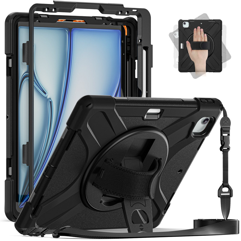 Foto 4 pulgar | Teknet Funda Correa Case Para Ipad Air 13  Uso Rudo M2